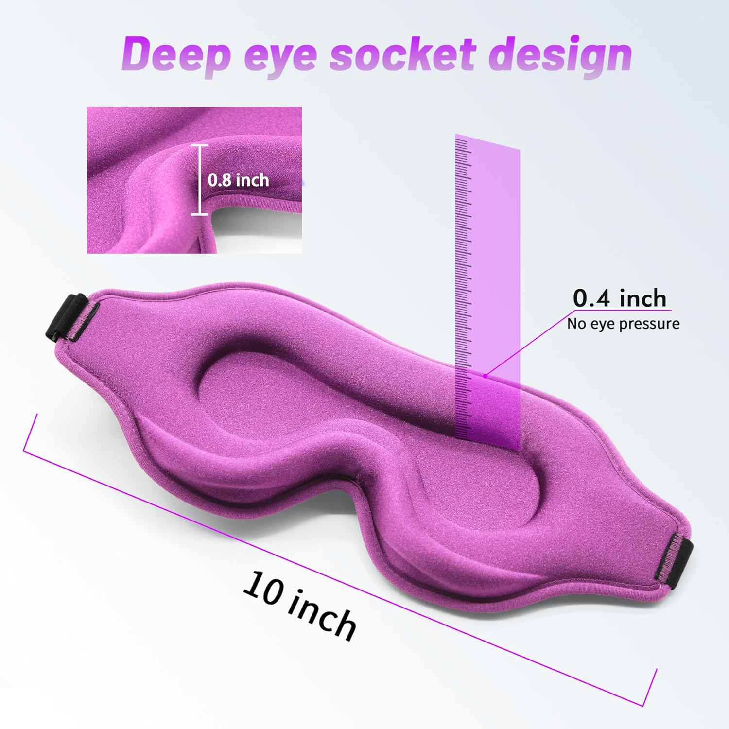 Thumbnail 3 de Sleep Eye Mask 3D Blackout for Travel