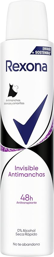 Thumbnail 1 de Rexona Invisible Desodorante Aerosol Antitranspirante Mujer 🖤 Pack de 6