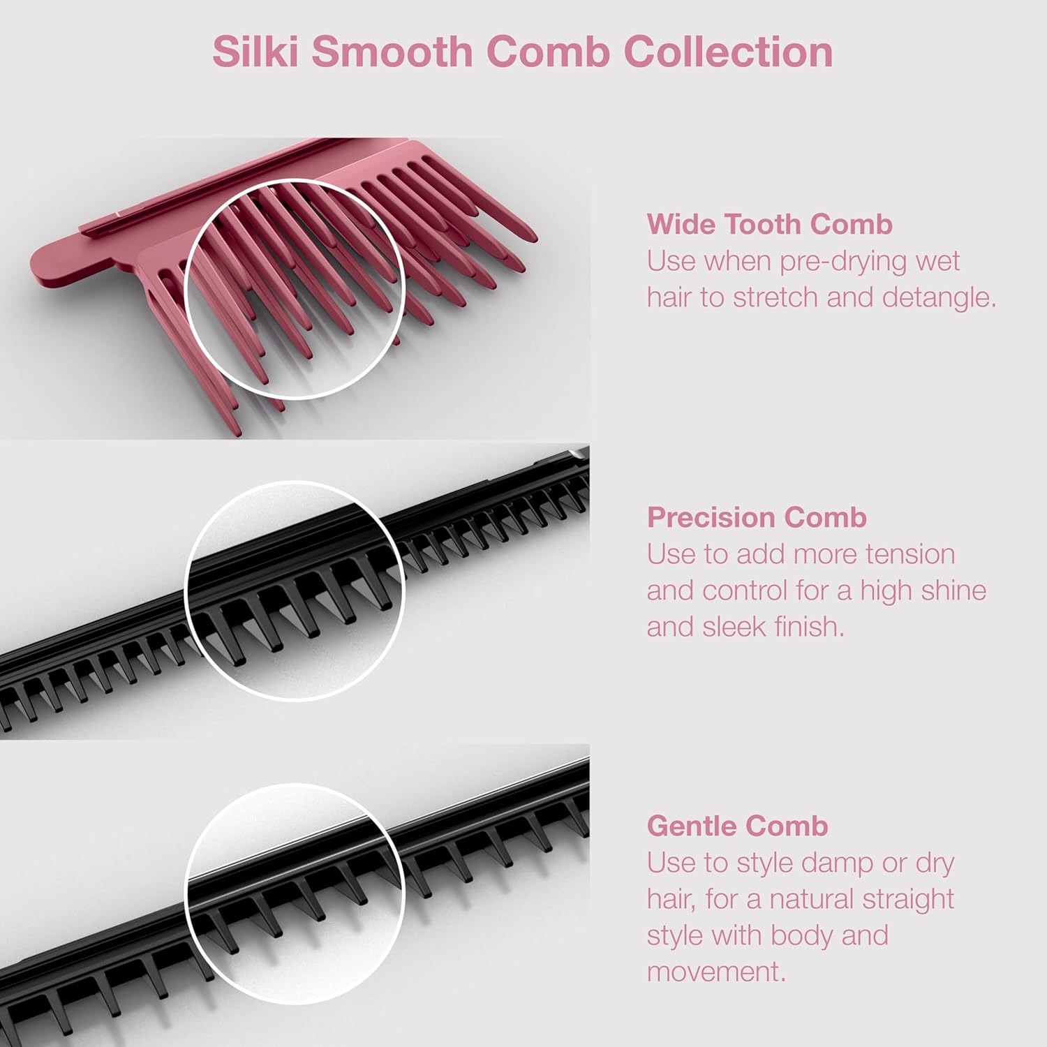 Detalle de Shark SilkiPro Hair Straightener & Dryer HT401UKPK