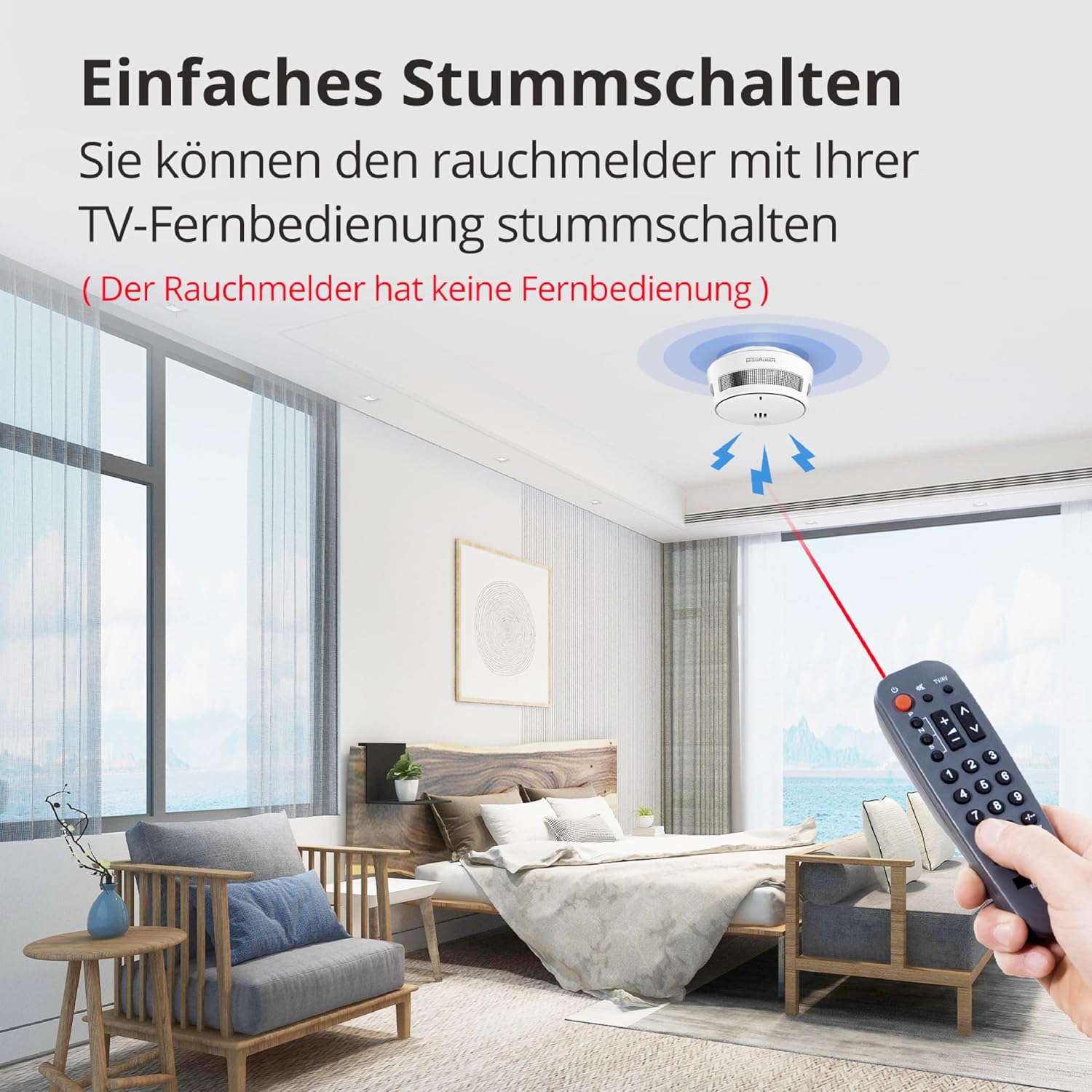 Thumbnail 4 de Rauchmelder 10 Jahre Batterie 5er-Set đź””