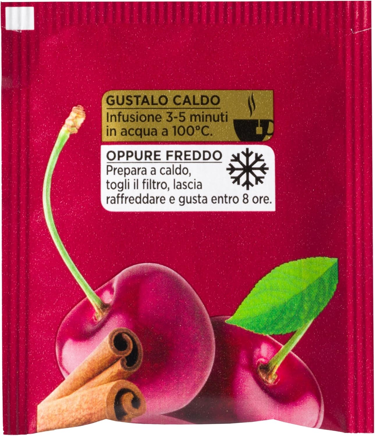 Detalle 2 de Twinings Infuso Aromatizzato Sensations Ciliegia e Cannella – Senza Caffeina, 6 confezioni da 20 filtri (120 filtri)