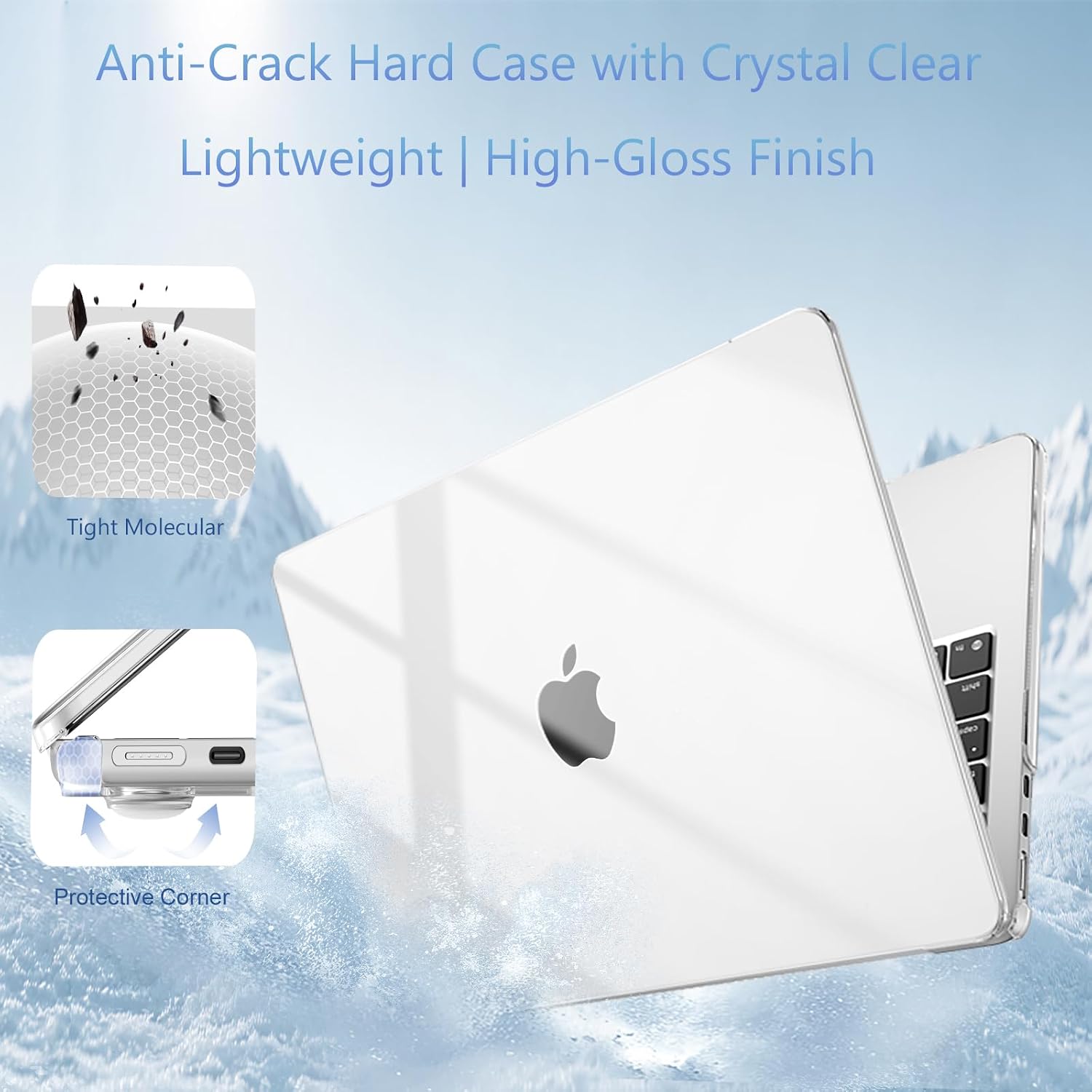 Thumbnail 4 de MOSISO MacBook Air 13.6-inch Case Crystal Clear