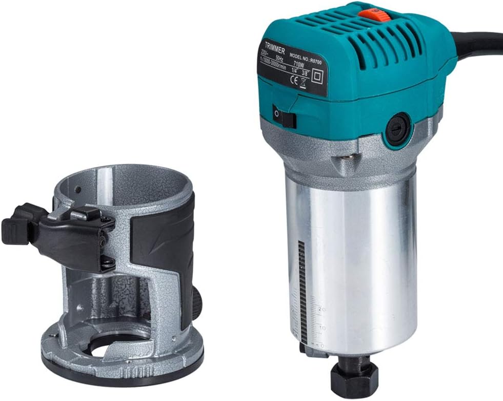 Thumbnail 4 de Oberfräse Trimmer 710W mit 15tlg Fräser Set