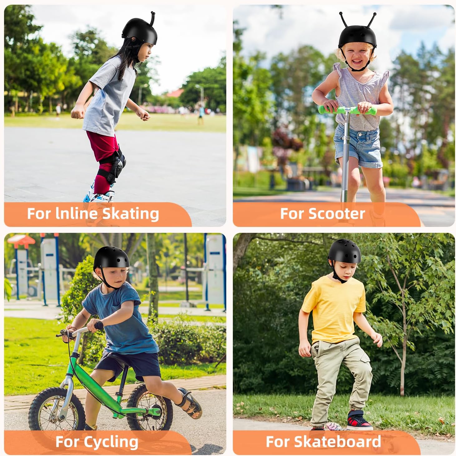 Thumbnail 4 de Wingbabe Kids Bike Helmet (43–51cm) – Adjustable Toddler Safety Helmet for Cycling, Skateboard & More (XS)