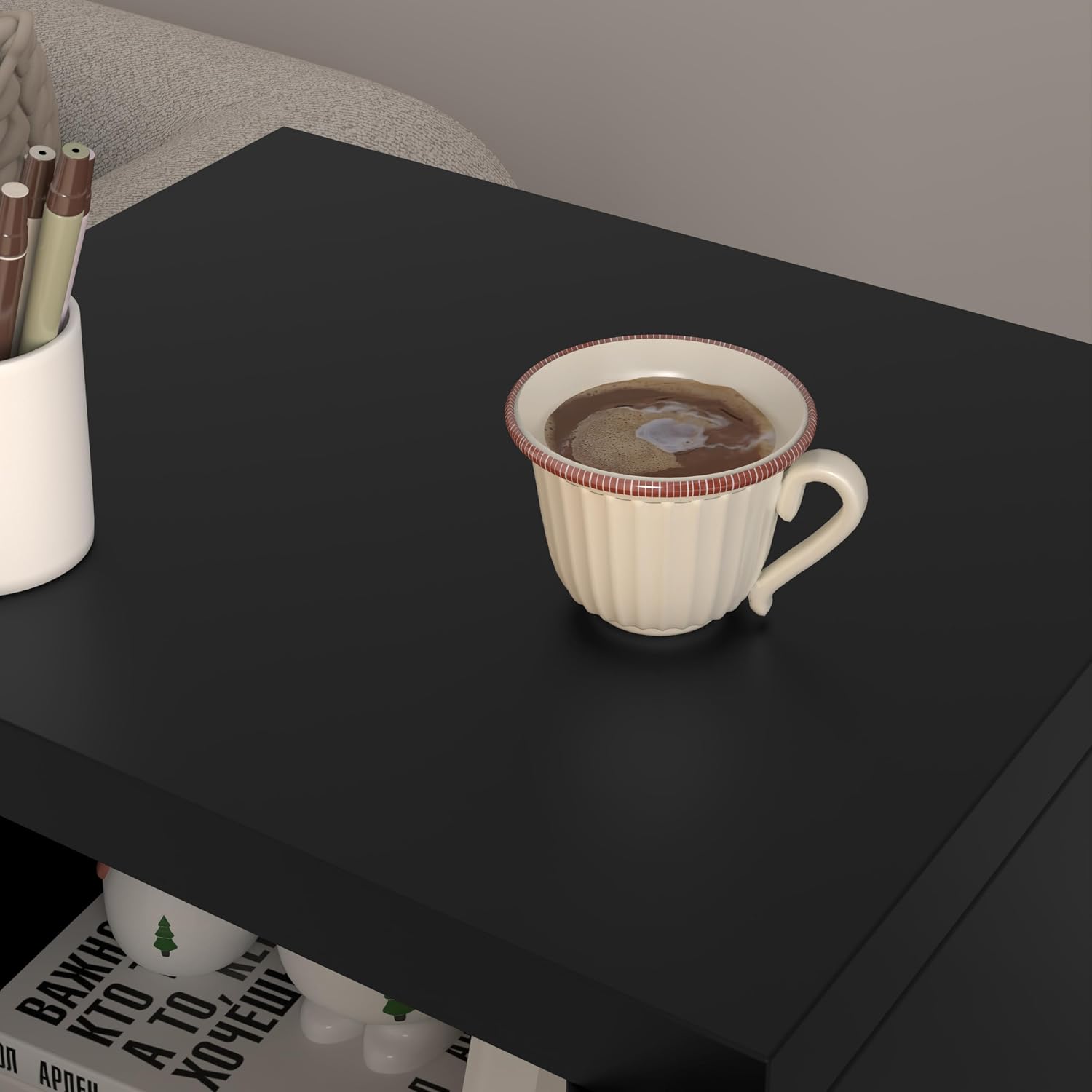 Thumbnail 6 de PAOFIN Metal Nightstand