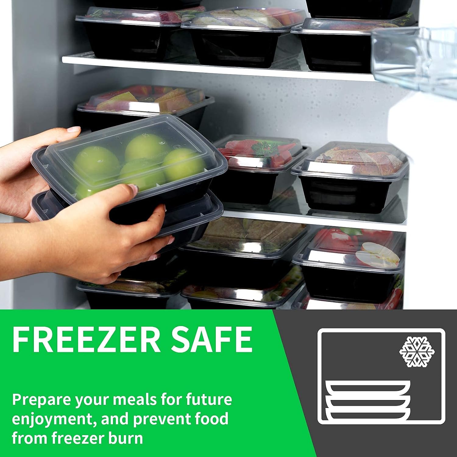 Thumbnail 5 de WGCC 32 oz Meal Prep Containers, 50-Pack, BPA-Free Plastic