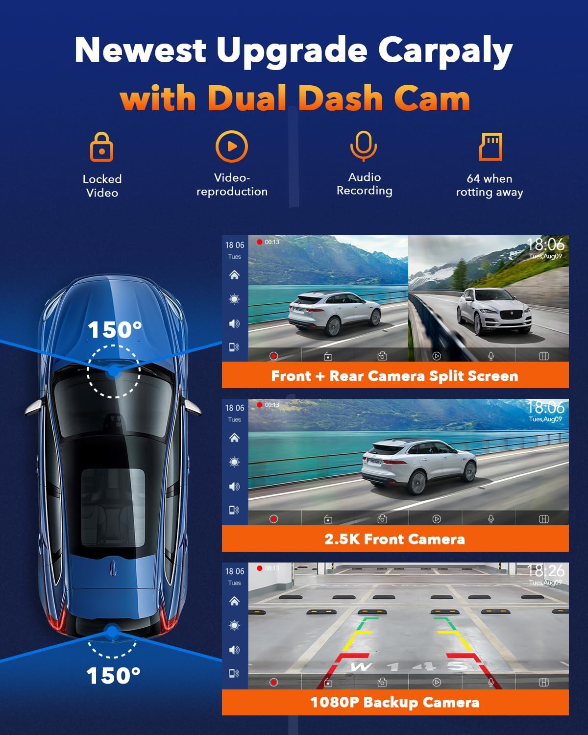 Detalle 2 de Volam G00gle Mirror Link 9 Pulgadas CarPlay