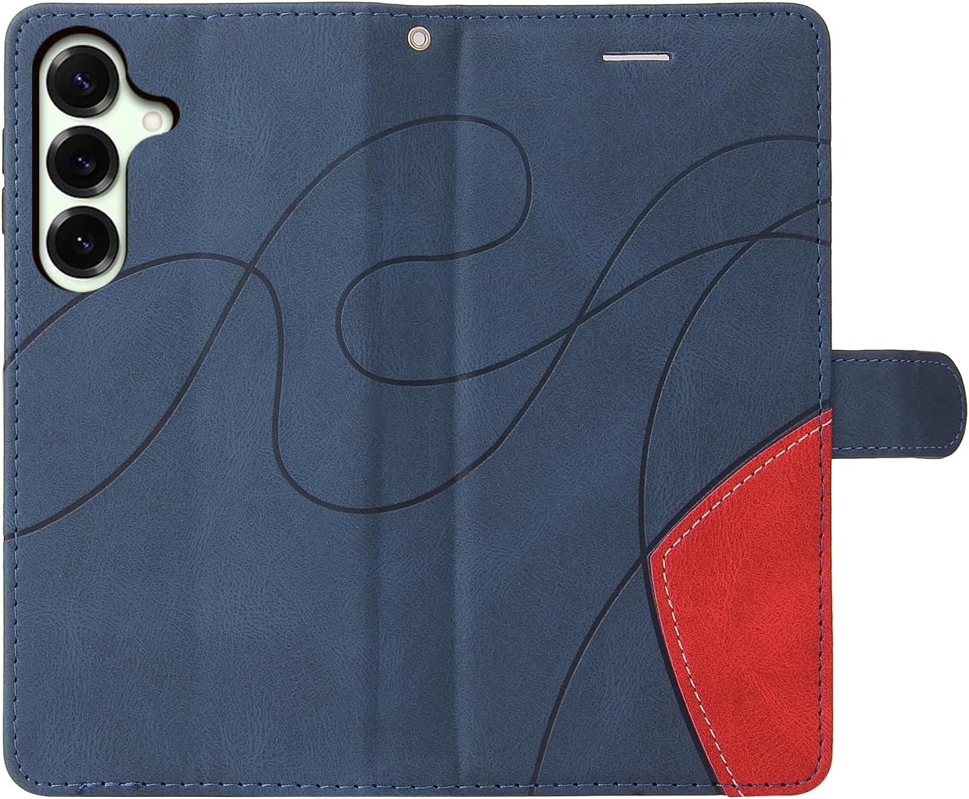 Thumbnail 6 de CXTCASE Flip-Hülle für Samsung Galaxy S25 in Blau – Schutz, Kartenfach & Ständer