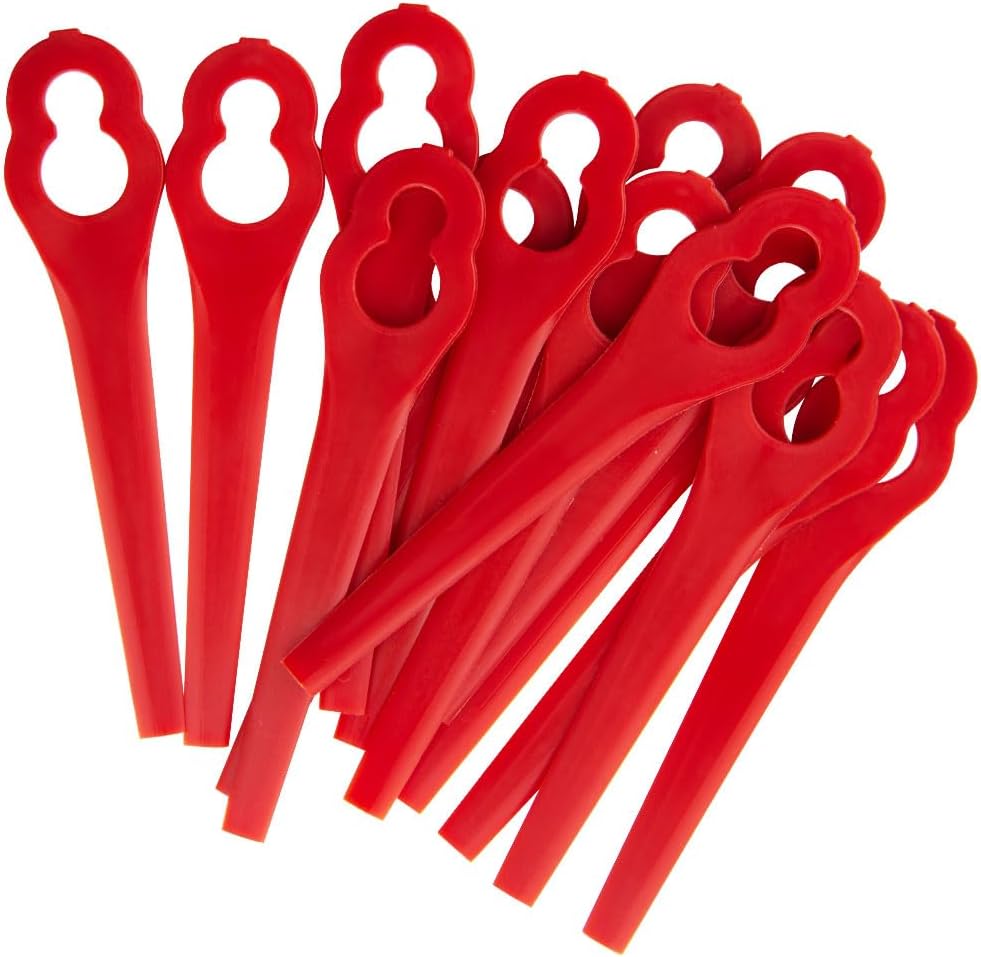 Detalle de Pack of 100 PA6 nylon blade set for Einhell cordless lawn trimmer accessories