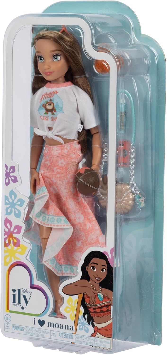 Thumbnail 6 de Disney ILY Vaiana - Poupée Fashion 29 cm (JAKKS Pacific) avec Accessoires – Licence Officielle Disney