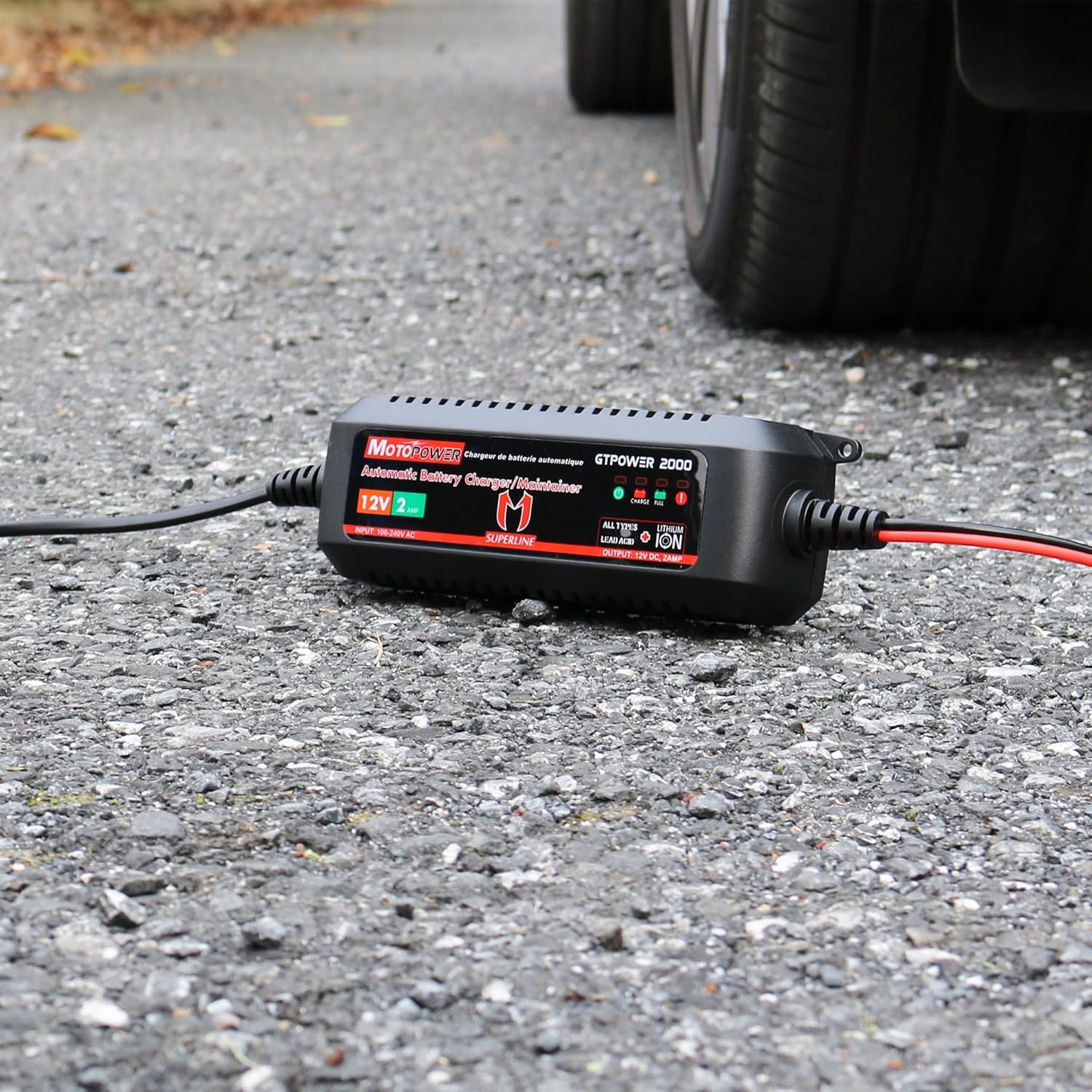 Thumbnail 5 de MOTOPOWER MP00207A 12V 2Amp Automatic Battery Charger for Lithium-Ion & 12V Lead Acid