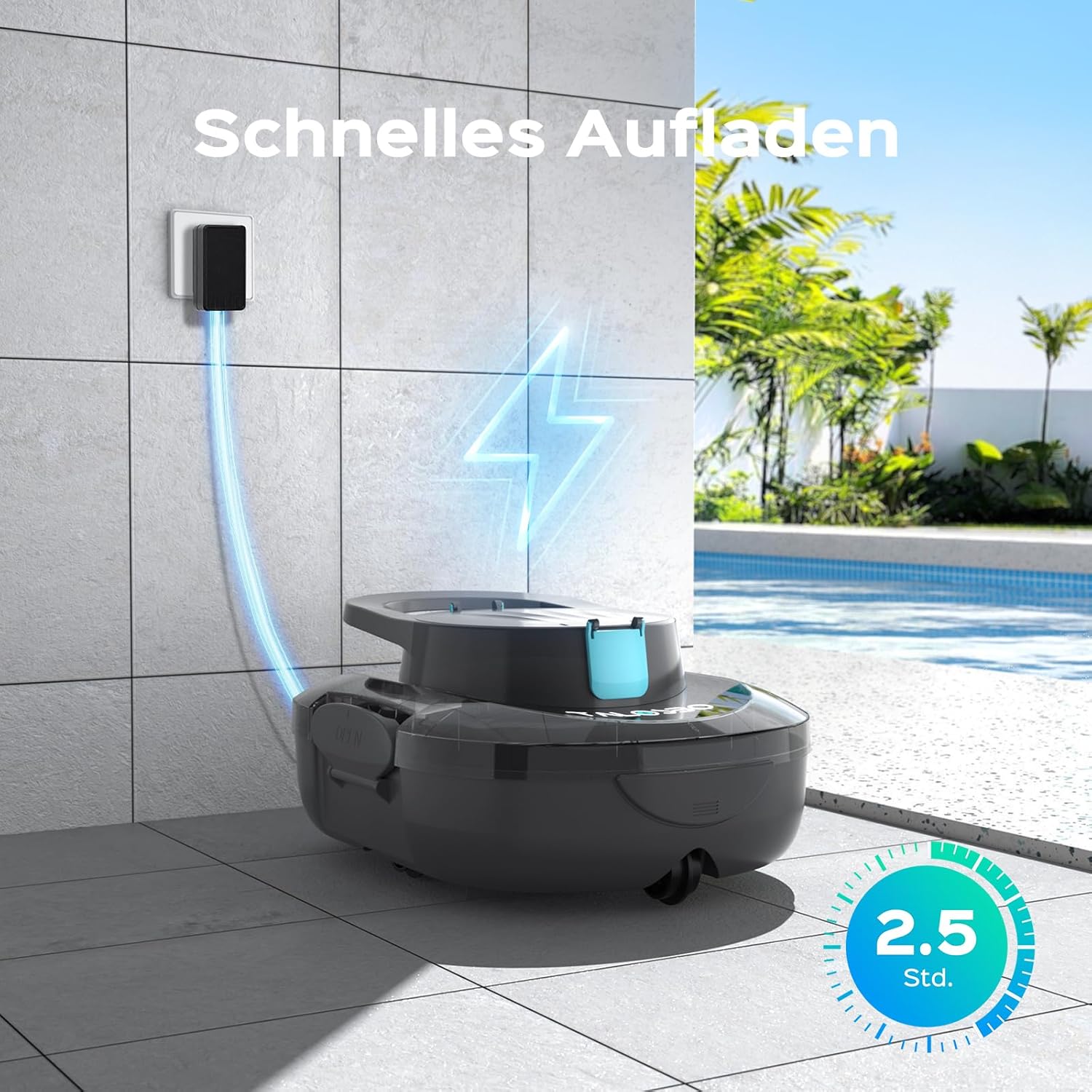 Thumbnail 6 de TALOSBO S1PRO 2026 Upgrade Poolroboter – akkubetriebener Poolsauger bis 100 m²