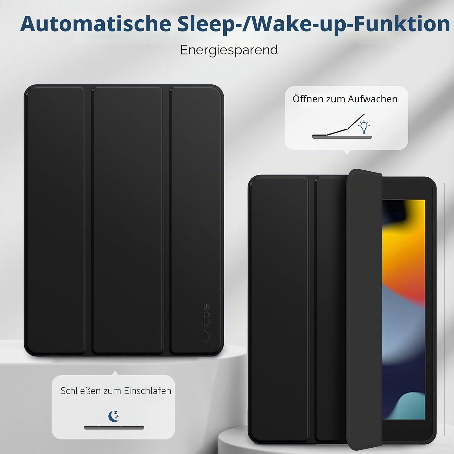 Thumbnail 3 de CACOE Hülle für iPad 10,2" (7.–9. Gen) TPU-Schutzhülle