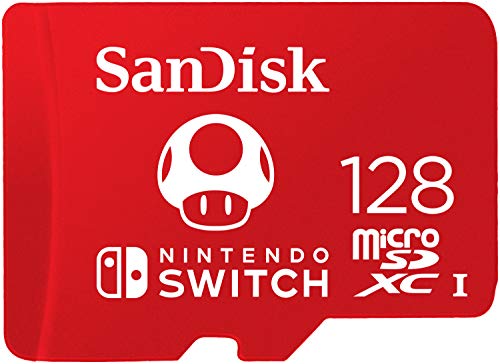 Detalle de SANDISK 128GB microSD Karte – Super Mushroom Edition für Nintendo Switch