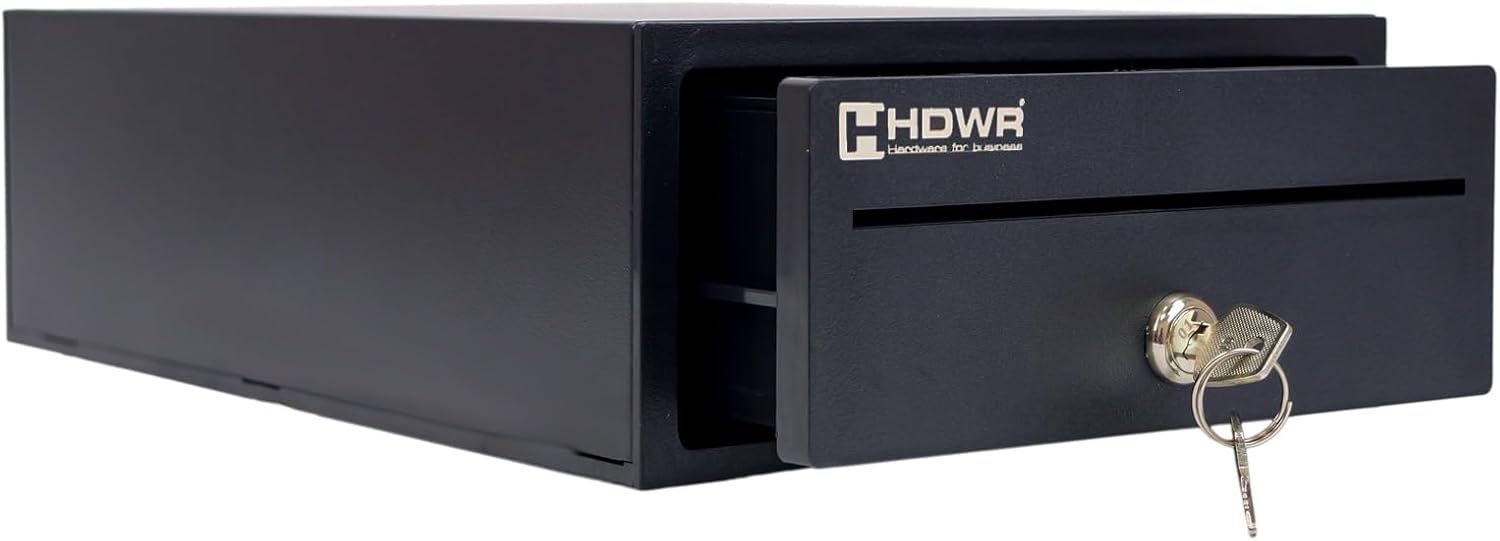 Thumbnail 4 de HDWR HD-KER20: Cassetto per Denaro piccolo, in acciaio spesso con scomparto per monete removibile