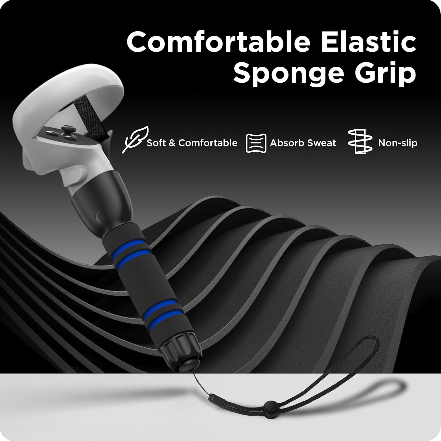 Thumbnail 3 de YOGES Handle Attachments for Quest 2 VR Controllers