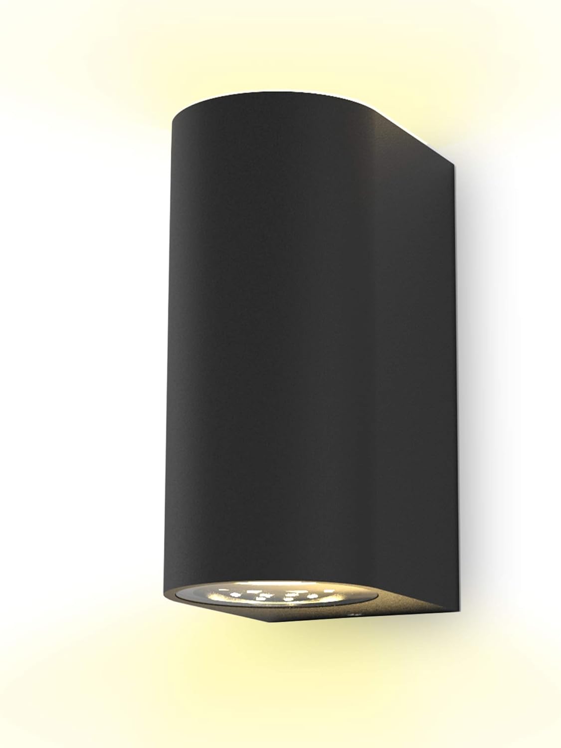 B.K.Licht Applique murale LED extérieur/ intérieur – 2 spots GU10, IP44, 2x5W, 800 lm, 3000 K