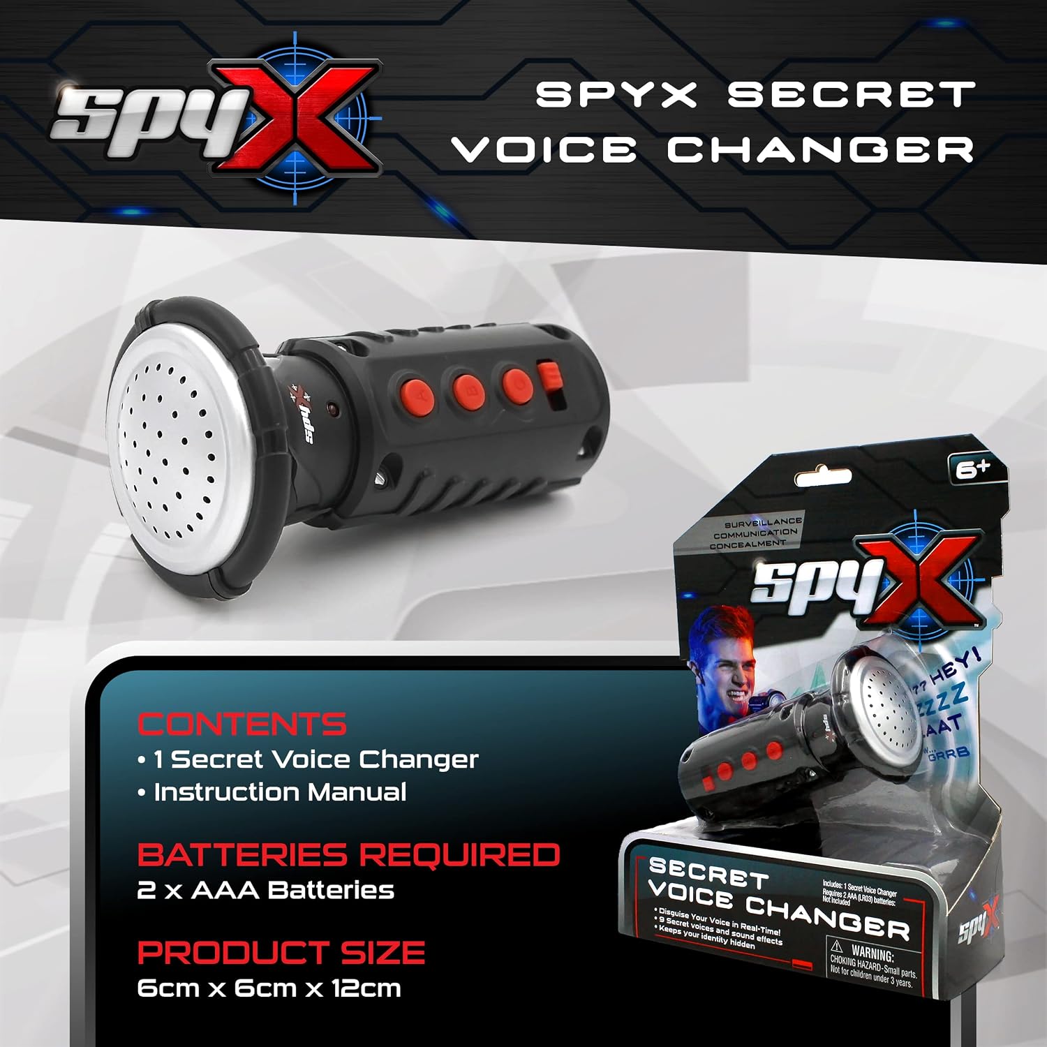 Detalle 2 de SpyX 10537 Secret Voice Changer For Kids