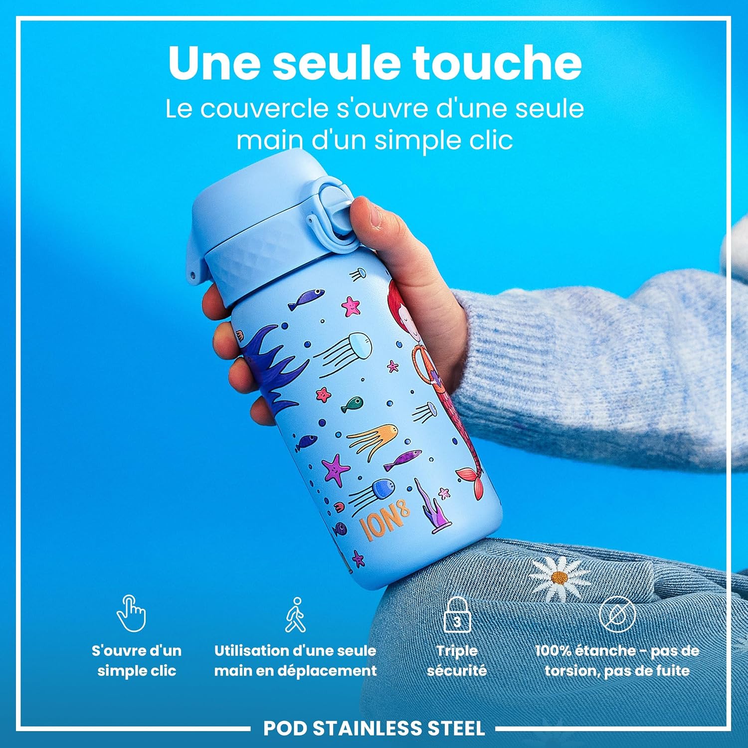Thumbnail 2 de Ion8 Gourde Enfant 400ml 🥤