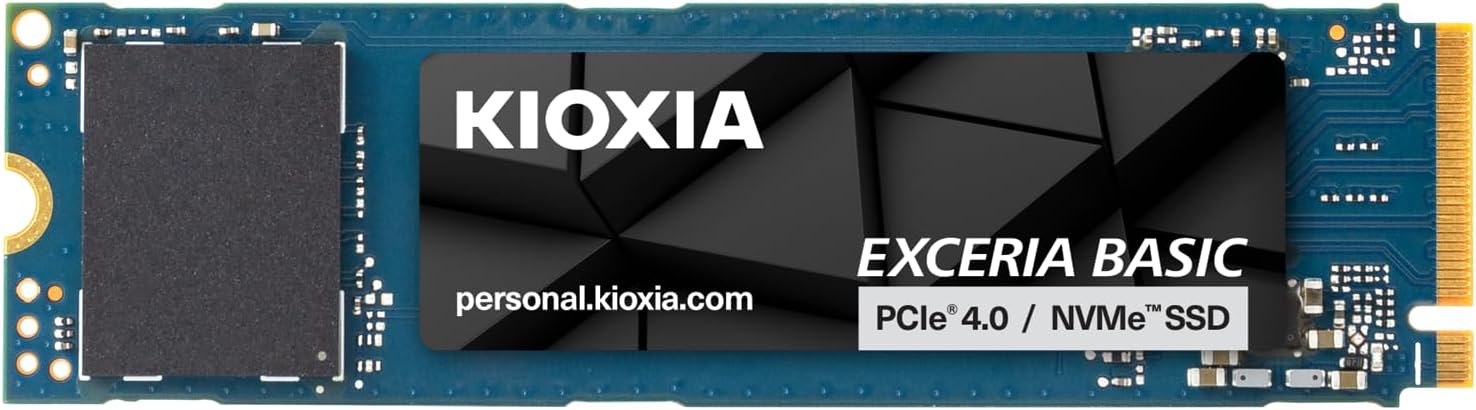 Detalle de KIOXIA SSD-CK1.0N4B/R 内蔵SSD 1TB PCIe Gen4×4 NVMe M.2 2280 読込7,200MB/s