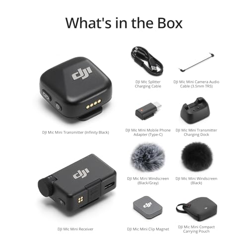 Thumbnail 5 de DJI Mic Mini (1 TX + 1 RX): Ultralight, Detail-Rich Wireless Lavalier