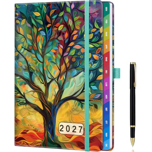 Detalle de HwxBen Agenda 2027 settimanale verticale A5, carta 100 g/m² e copertina rigida