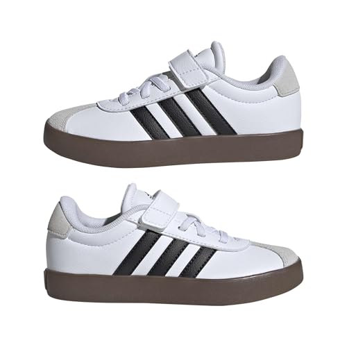 Thumbnail 6 de adidas VL Court 3.0 FTWR White/Core Black/Grey One 2 UK 34 EU