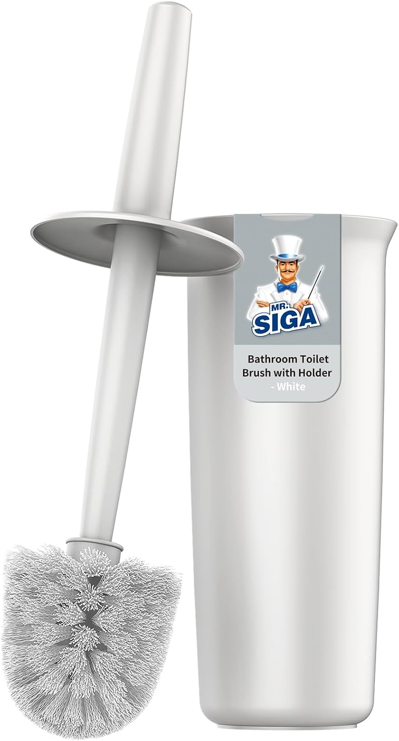 Detalle de MR.SIGA Toilet Brush and Holder White
