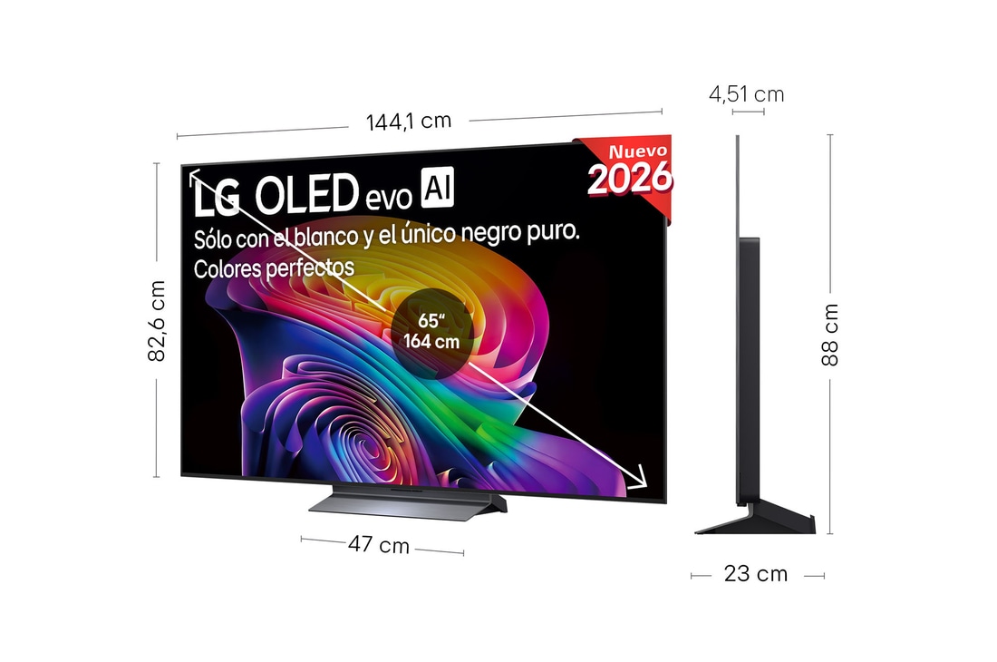 Detalle 2 de LG OLED evo AI C6 65" (OLED65C66LB) – 4K 2026