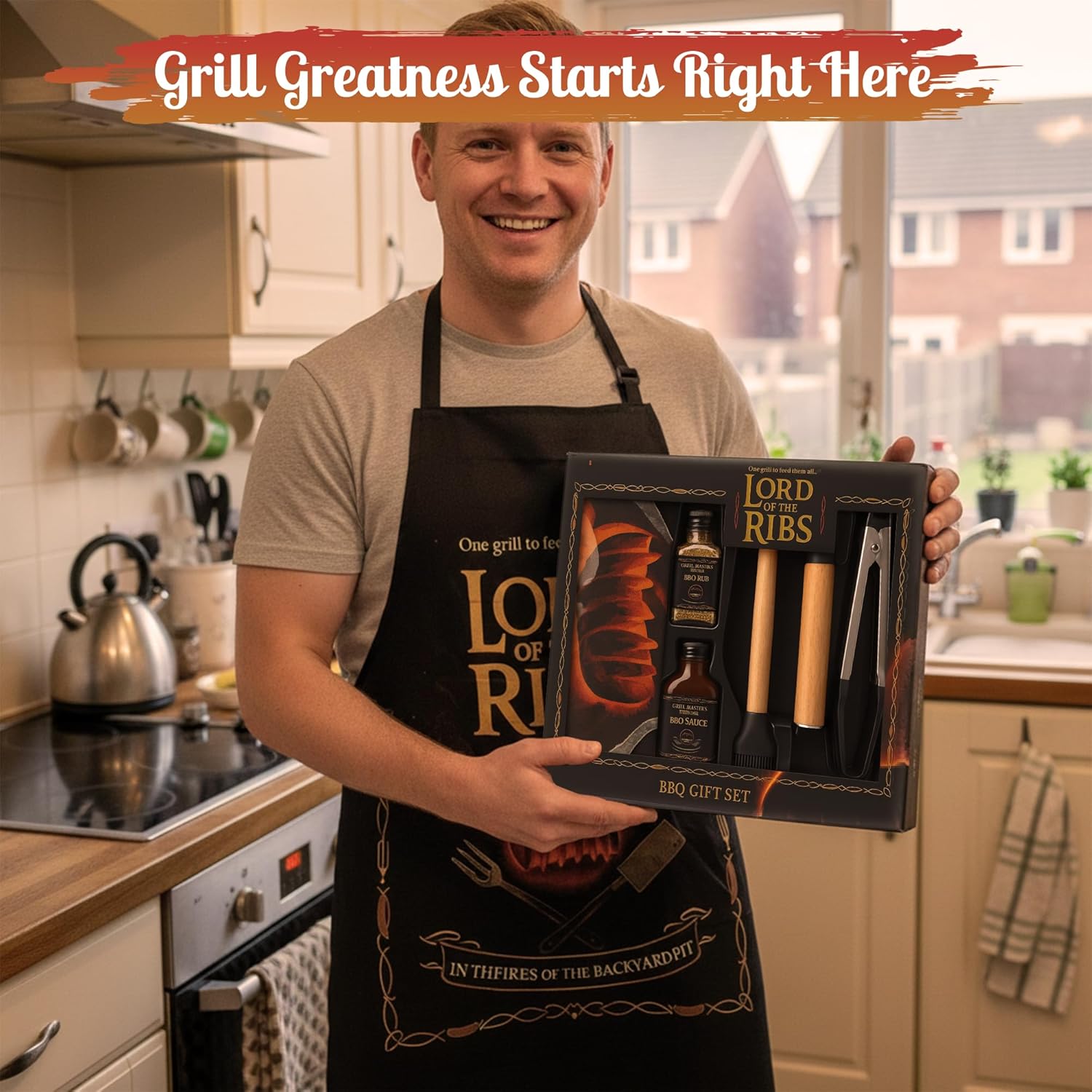Thumbnail 6 de Topline Lord of the Ribs BBQ Gift Set – Grill gift 1