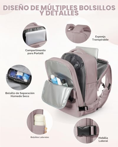 Thumbnail 8 de SZLX Mochila de viaje al vacío 40 x 30 x 20 cm con bomba eléctrica y USB-C
