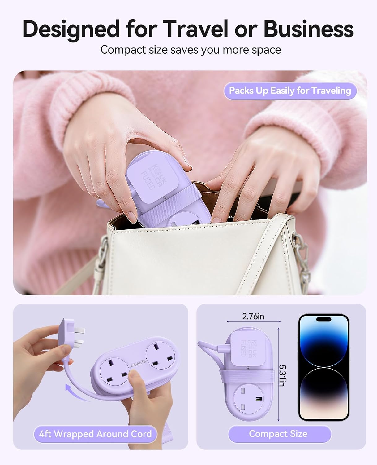 Thumbnail 1 de ORICO Travel Extension Lead 3250W