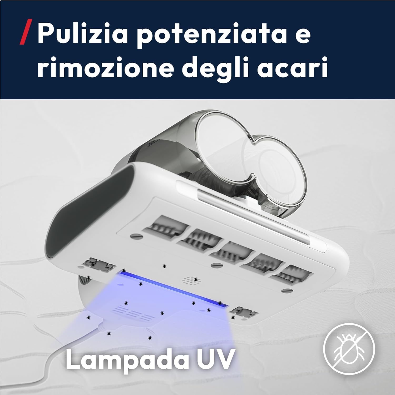 Thumbnail 3 de Hoover Battimaterasso HMC5: aspirapolvere 4 in 1 per materassi e divani, con luce UV e asciugatura