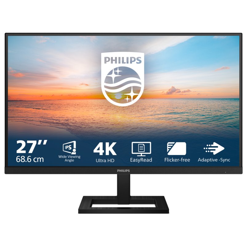 Detalle de Monitor Philips 27E1N1900AE 27" 4K IPS HDR10 USB-C con altura ajustable y LowBlue