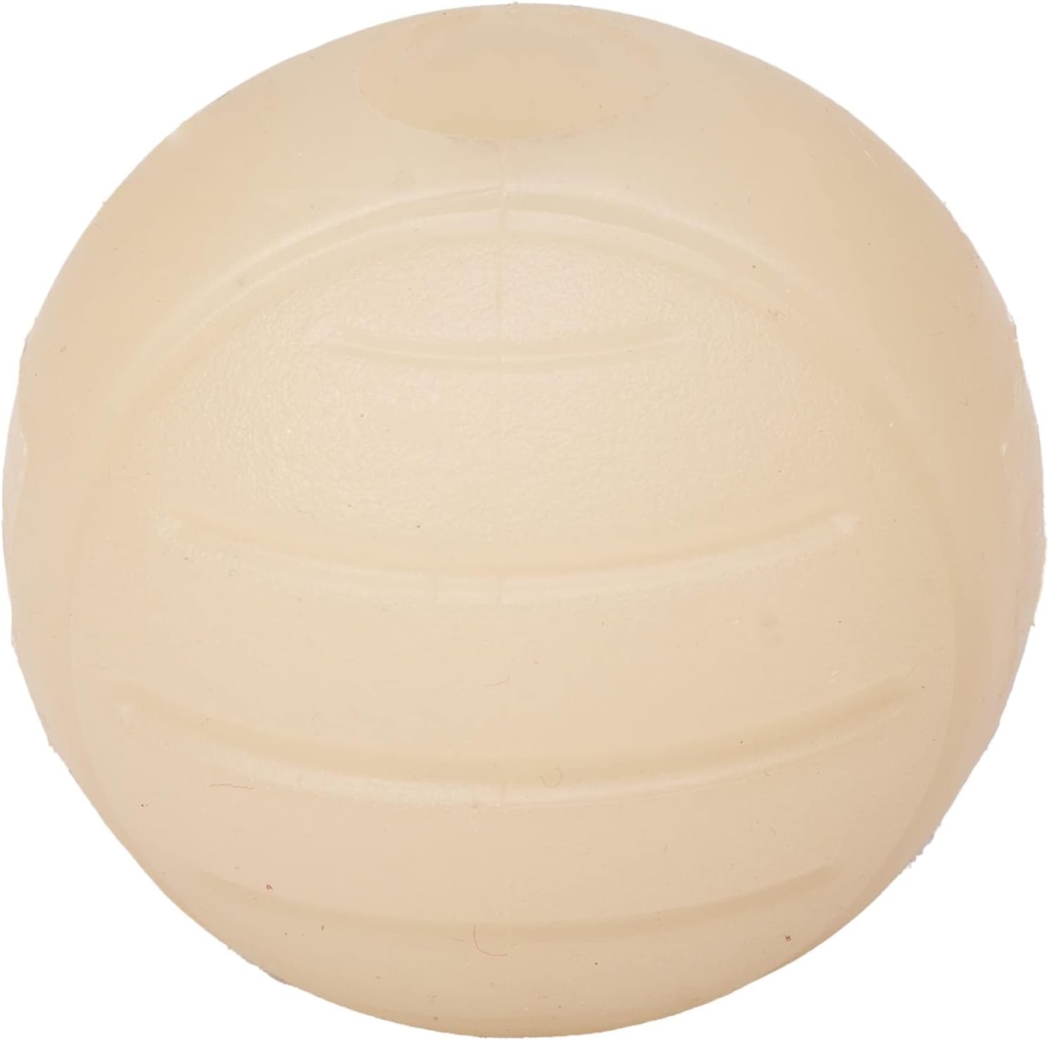 Detalle de Amazon Basics Glow-in-the-Dark Rubber Dog Toys – 3-Pack, 2.5 inches (Beige)