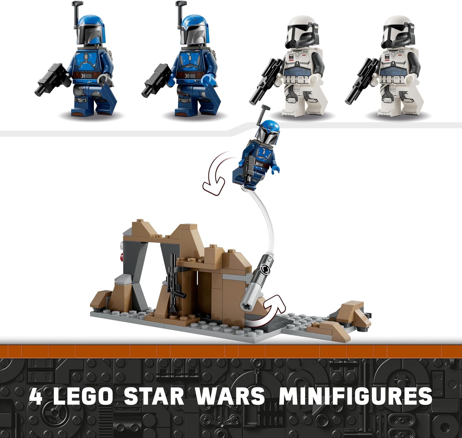 Thumbnail 6 de LEGO Star Wars: The Mandalorian Ambush on Mandalore Battle Pack (75373)