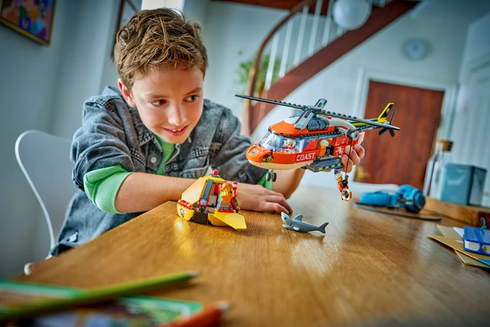 Thumbnail 10 de LEGO City Hubschrauber 60503 mit Seilwinde