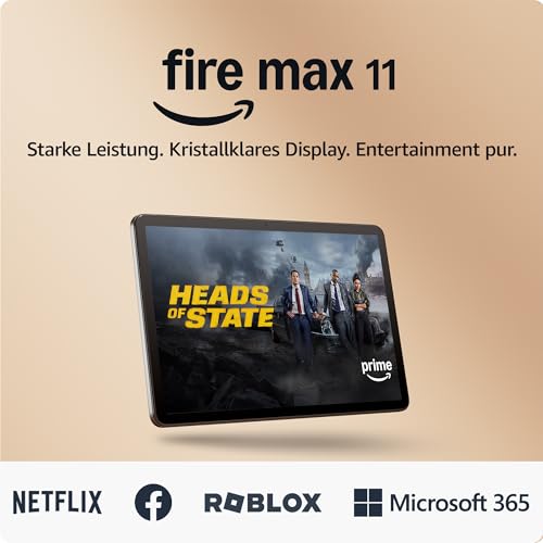 Thumbnail 6 de Amazon Fire Max 11-Tablet (Neueste Generation) – 11 Zoll, Octa-Core, 4 GB RAM, 128 GB, ohne Werbung, Wi‑Fi 6