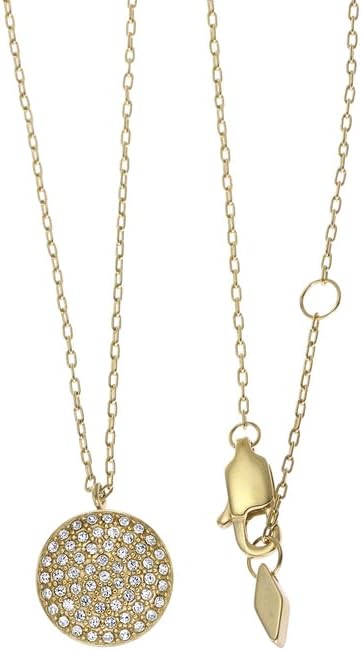 Thumbnail 2 de FOSSIL Damen goldfarbene Edelstahlkette mit Karabinerverschluss und Anhängern