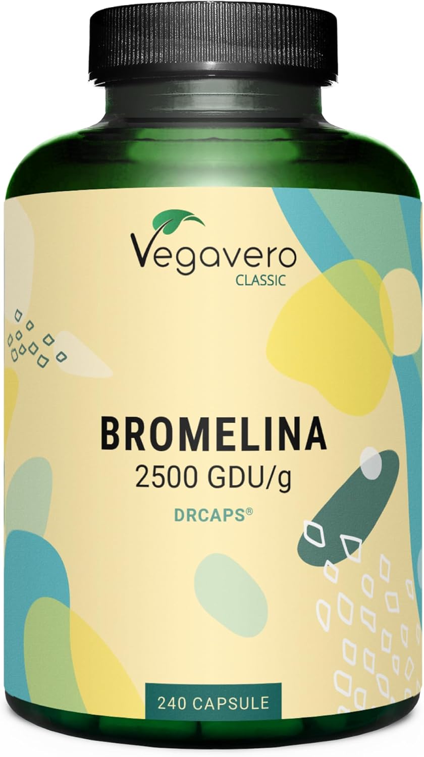 Thumbnail 6 de Vegavero BROMELINA Forte Drenante con capsule gastroresistenti DrCaps da 1.300 mg (5.000 F.I.P./g) – vegan