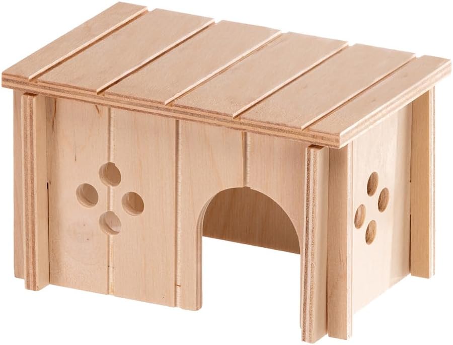 Detalle 2 de Ferplast Casetta per Criceti, Gerbilli e Topolini SIN 4642 in legno FSC®, ventilata e montaggio senza attrezzi
