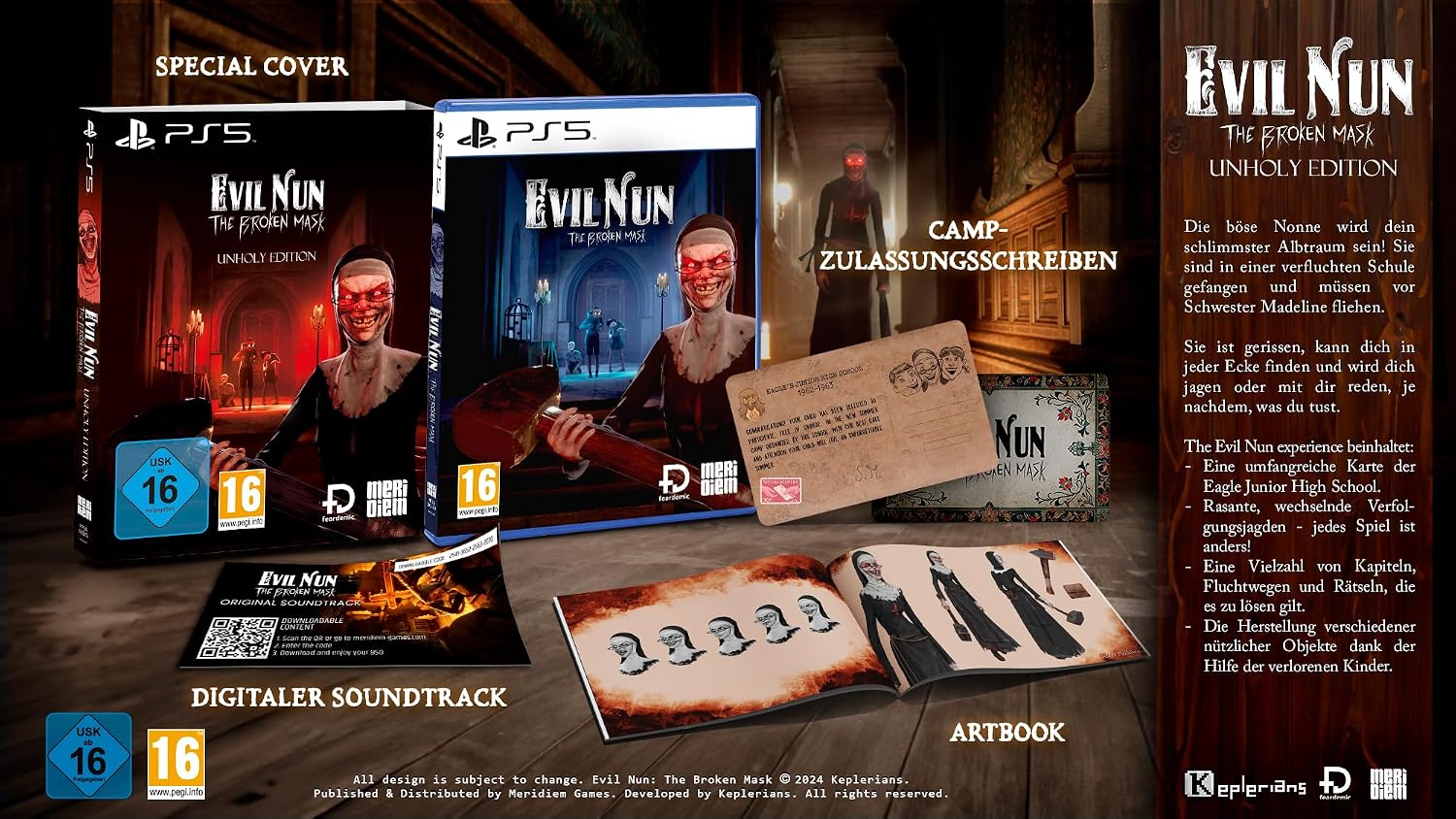 Thumbnail 1 de EVIL NUN: THE BROKEN MASK – UNHOLY EDITION für PS5