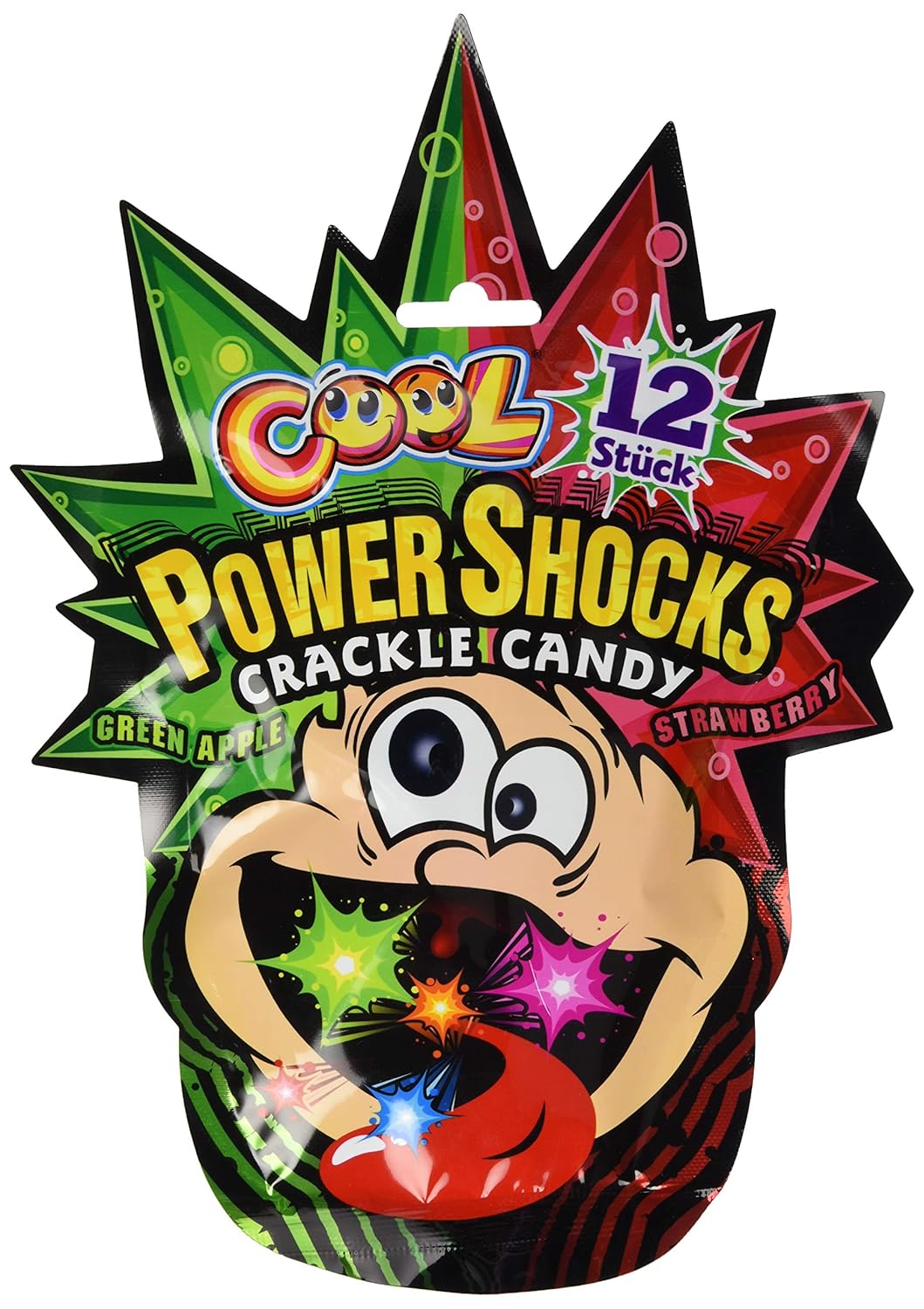 Thumbnail 2 de Power Shocks Popping Candy – Großverpackung mit 360 g, 20 Beutel à 18 g pro Fruchtmix
