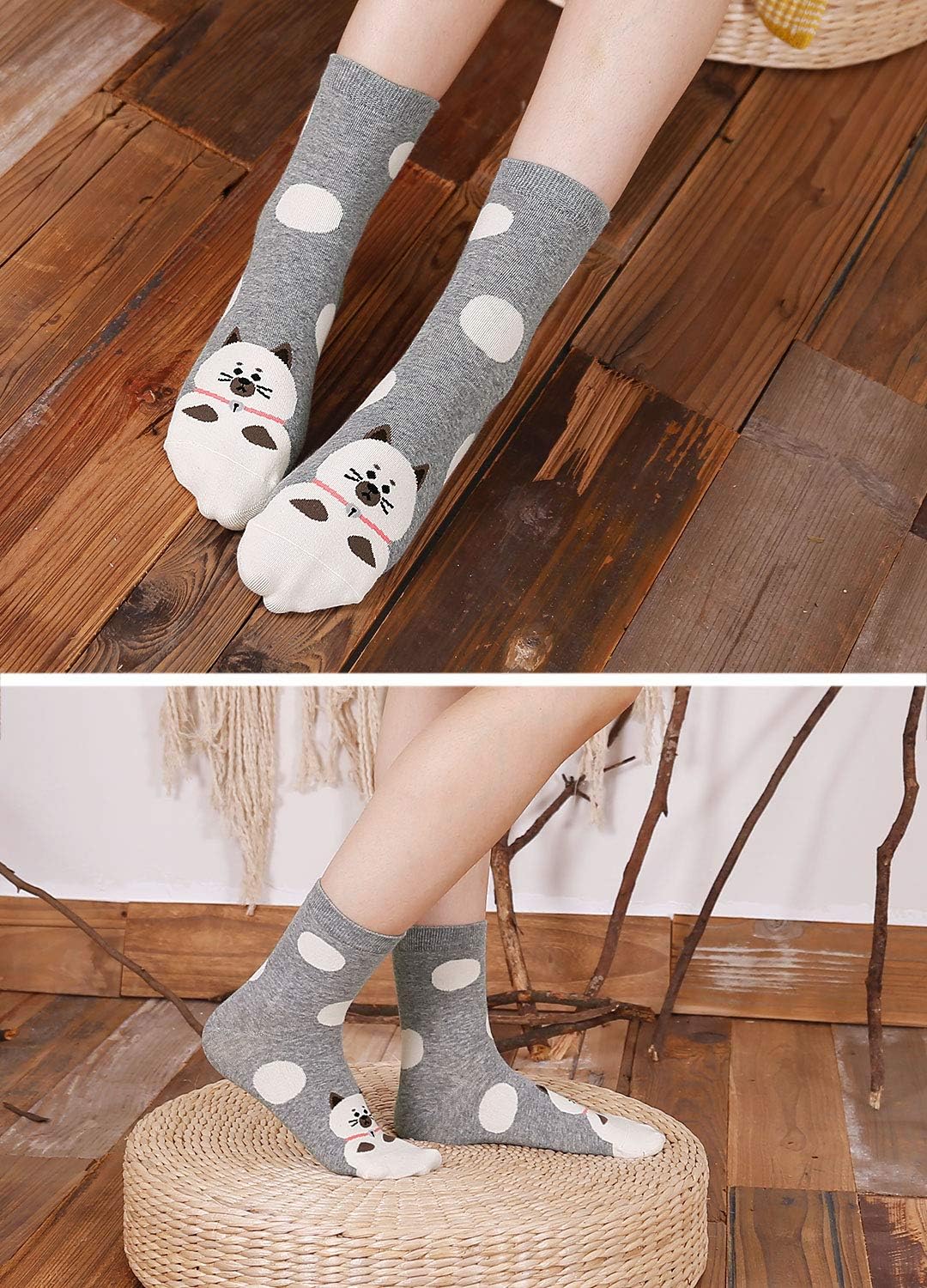 Thumbnail 3 de PUTUO Lustige Socken Damen Bunte EU 37–43