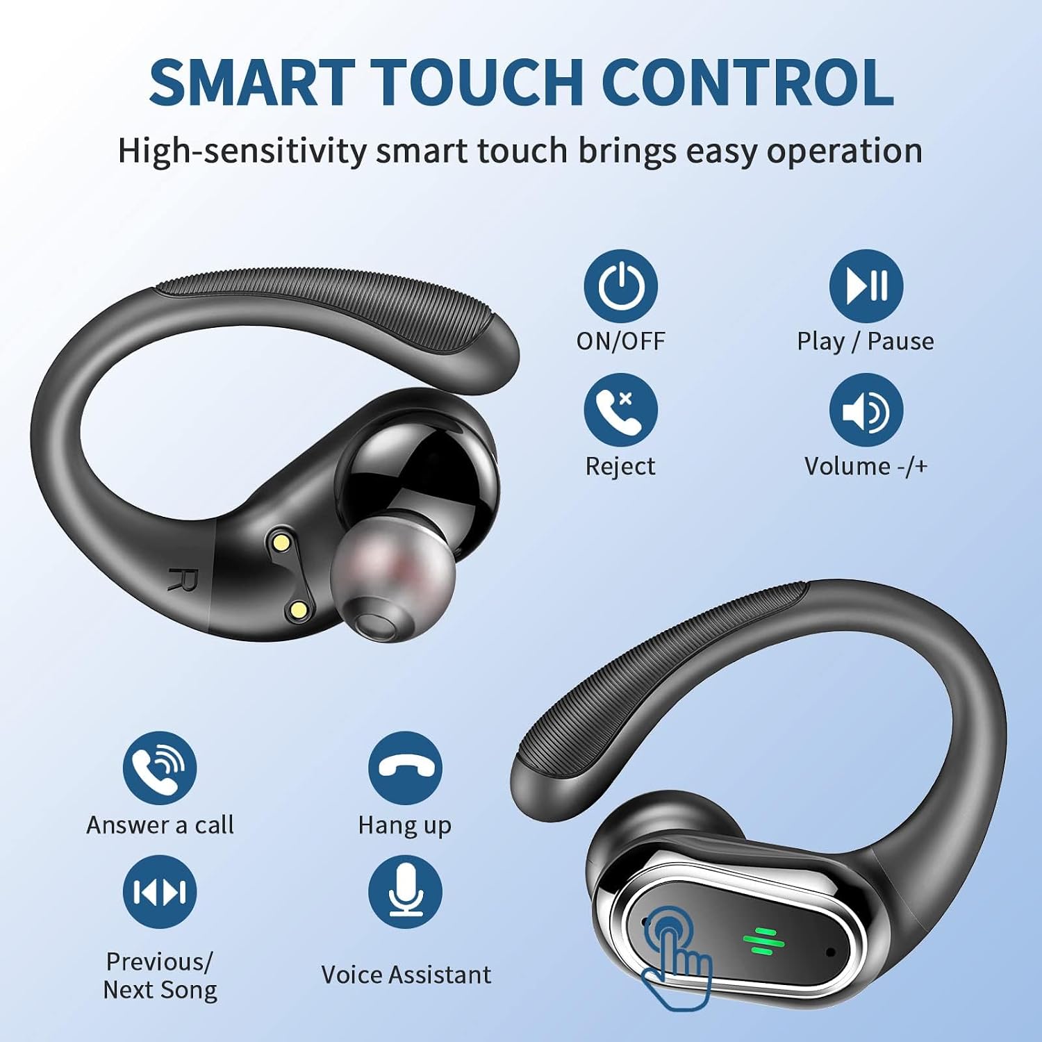 Thumbnail 4 de Wireless Earbuds Bluetooth 5.4, 50Hrs Playback