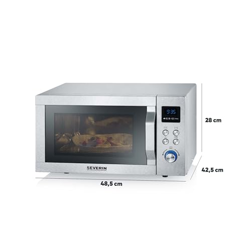 Detalle de SEVERIN MW 7774: Four à micro-ondes 25 L avec grill, chaleur tournante et mémorisation