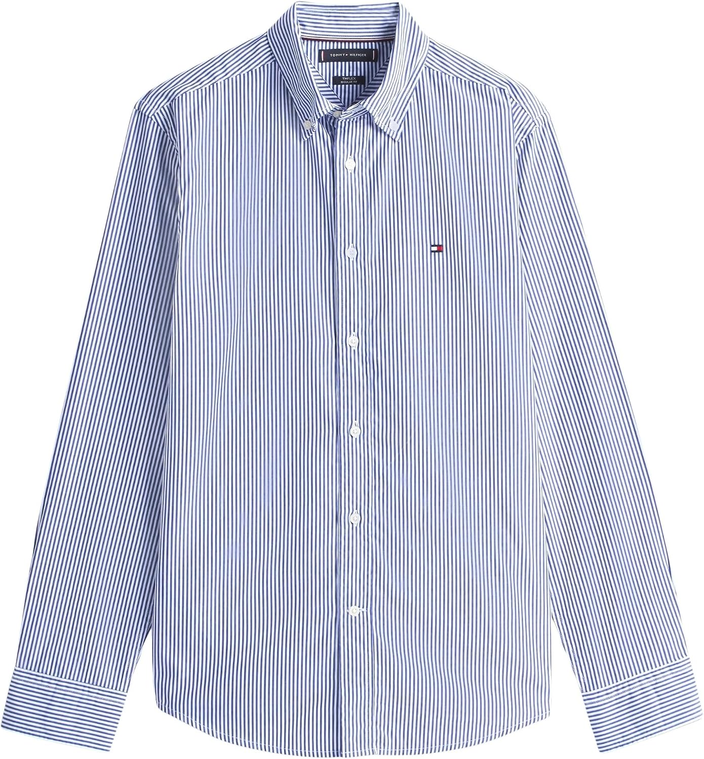 Detalle de Tommy Hilfiger Men's Core Flex Pop Classic STP Shirt (Pack of 1)