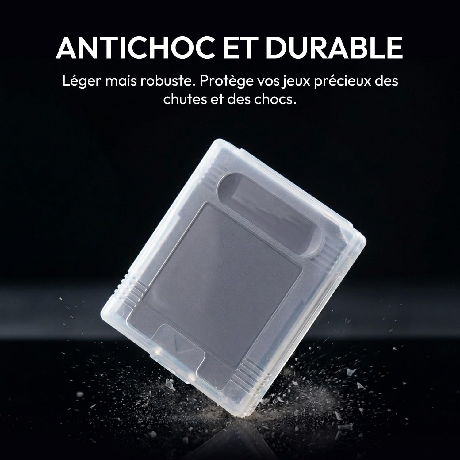 Detalle de Mcbazel 10 Pièces Housses de Protection Transparentes pour Cartouches Game Boy (GB, GBC, GBP)
