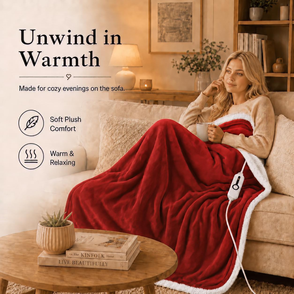 Thumbnail 5 de RALYSUN Electric Heated Blanket 62"x84"