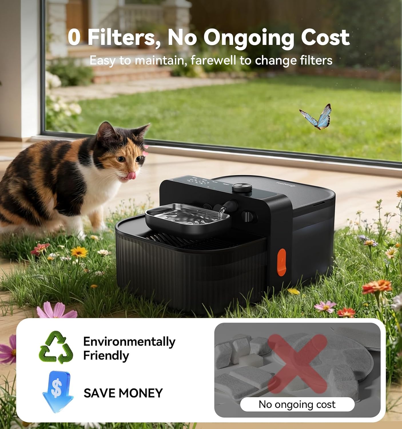 Detalle de FEELNEEDY smart water fountain 3.5L